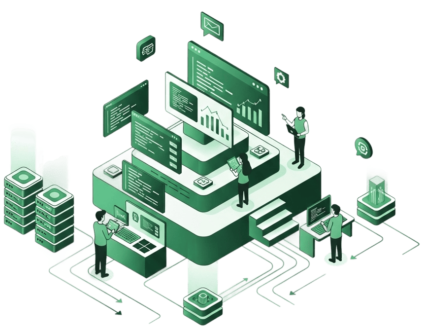Backstage Consulting and Enterprise Support Illustration