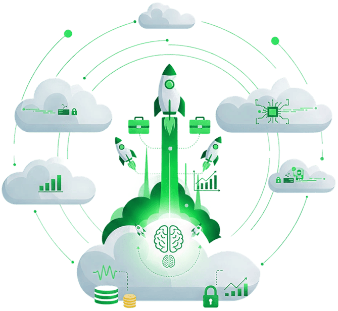 Cloud Native FaaS Consulting Illustration